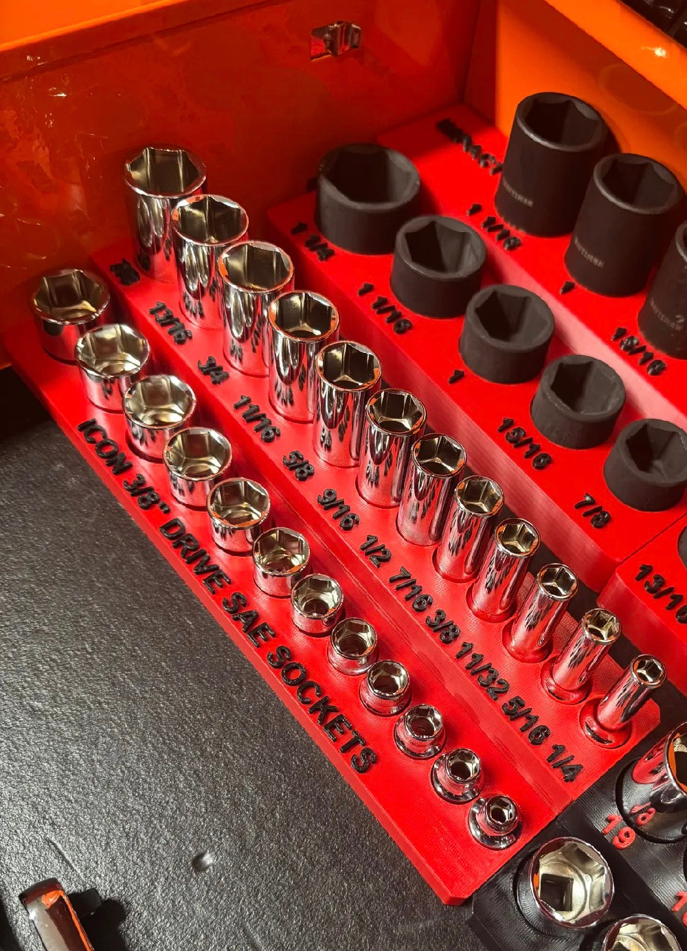 3/8" ICON Socket Tray SAE