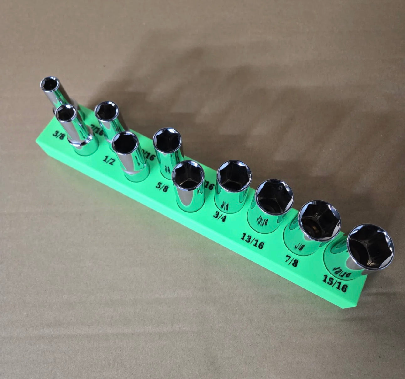 1/2" Drive Pittsburgh Pro SAE Deep Socket Tray