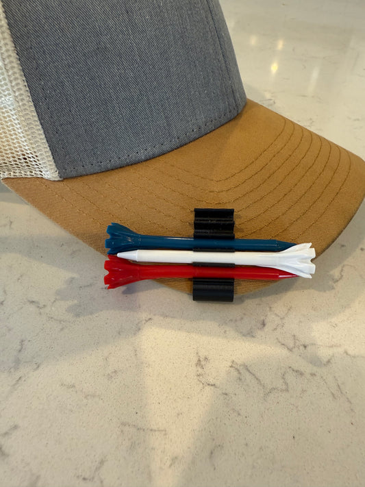 Golf Tee Hat Clip 2 Piece