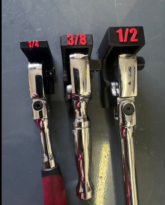 Magnetic 3D Printed Ratchet Organizer 3 Piece Set