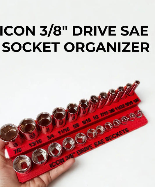 3/8" ICON Socket Tray SAE