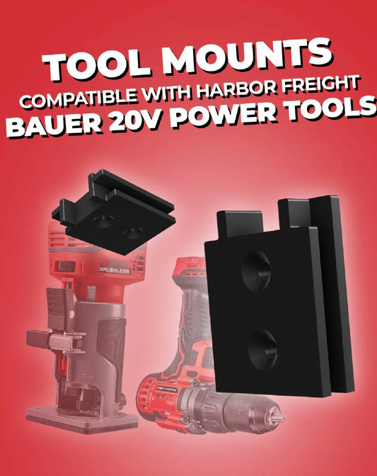 Bauer 20V Tool & Wall Mount (4 Pack)