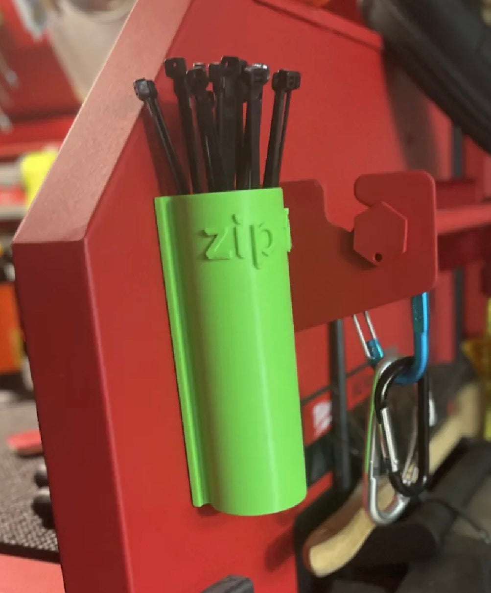 magnetic zip tie / cable tie holder