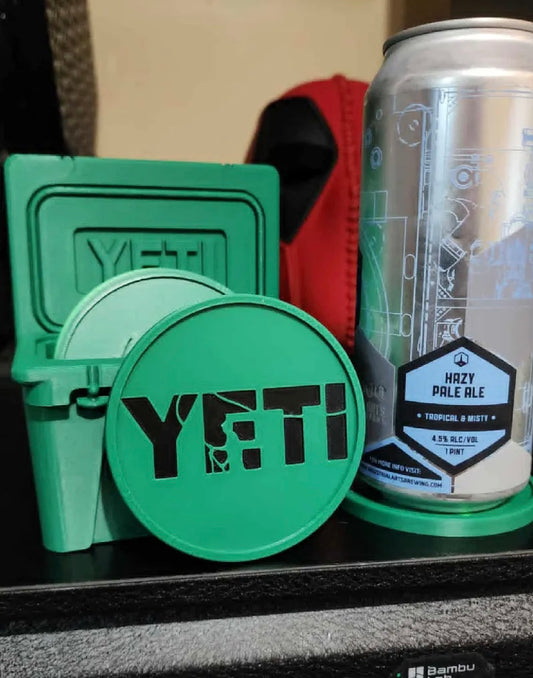 Fly Fishing Coasters With Case