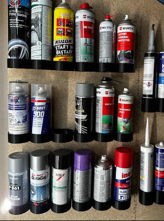 3 Spray Can Wall Holder